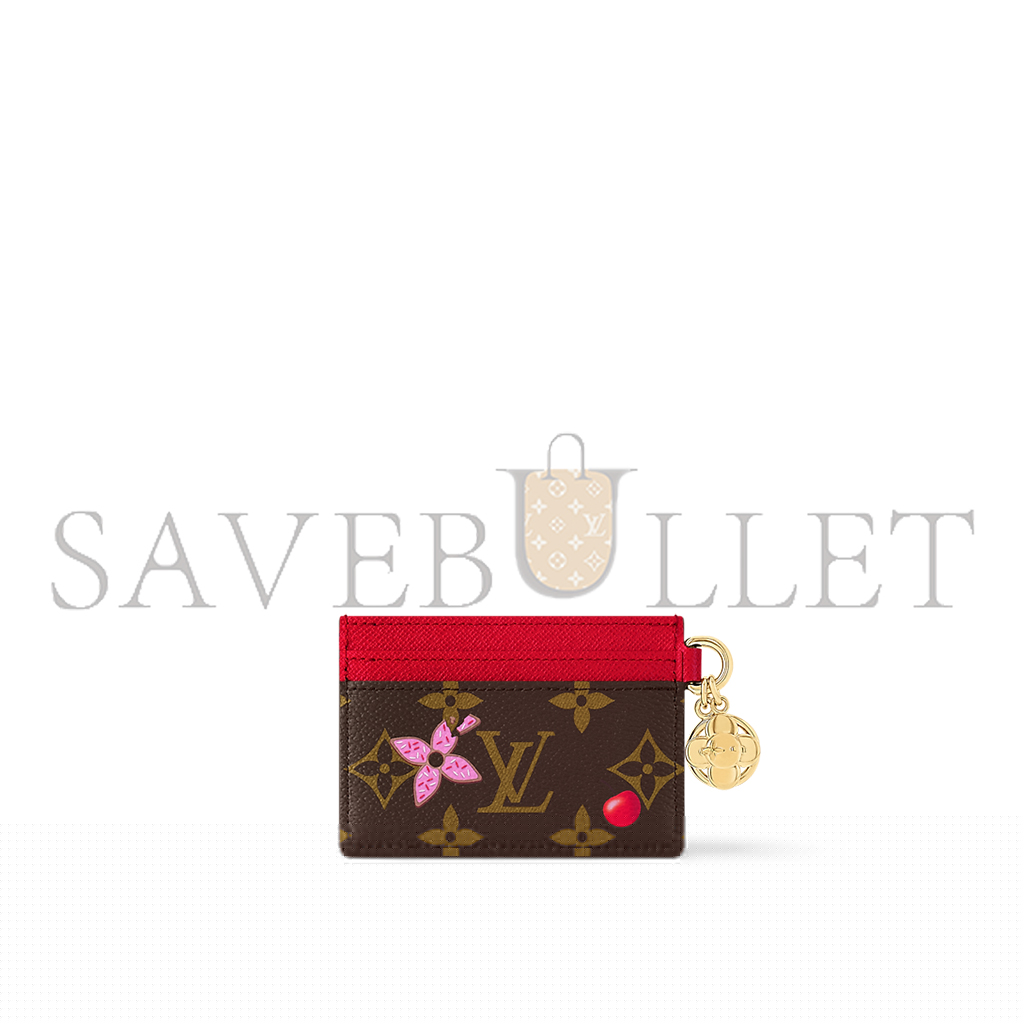 l**is V*t*n lv charms business card holder m12215 (10.2*7.3*0.3cm)